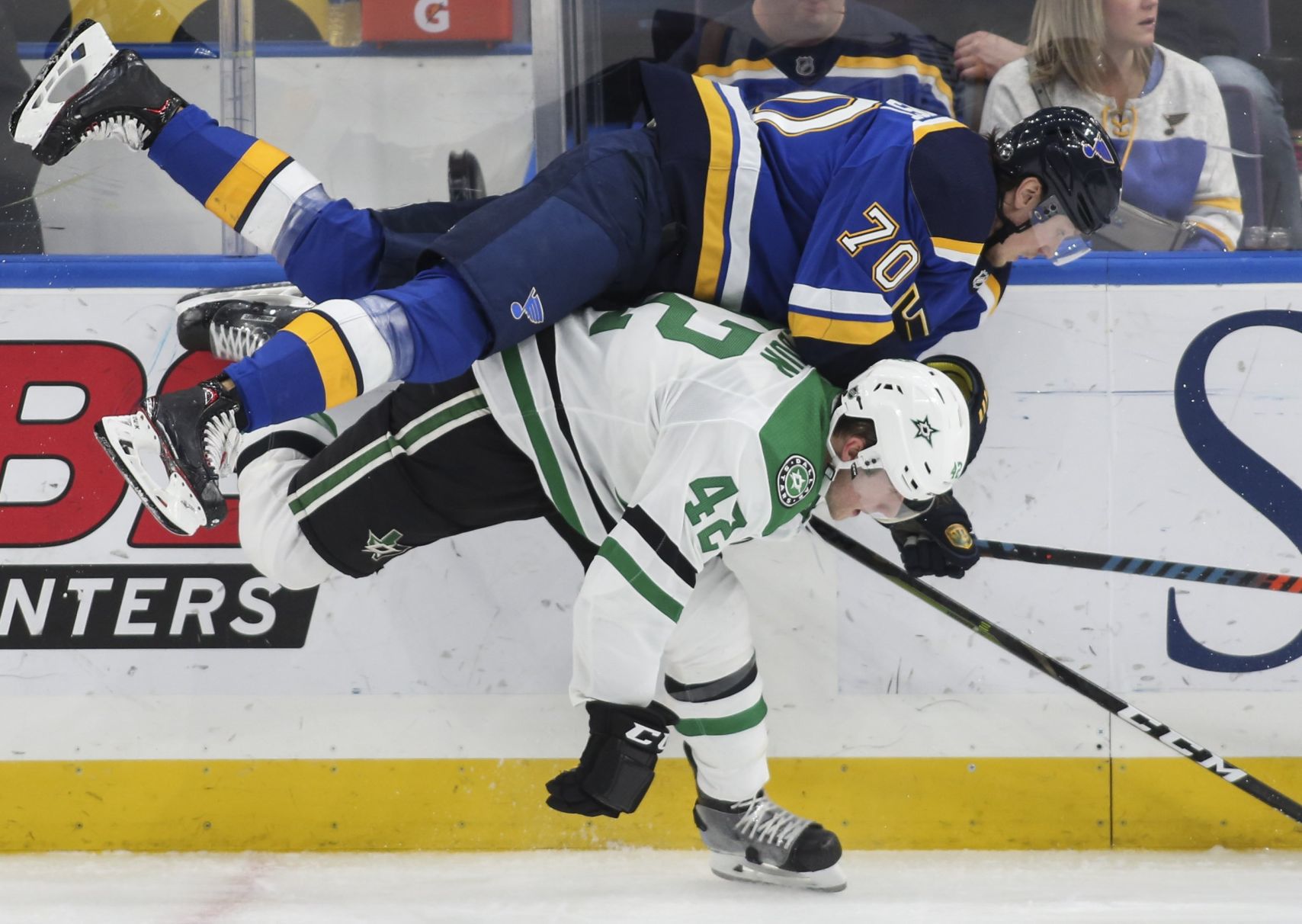 St. Louis Blues versus Dallas Stars